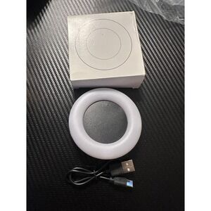 Selfie Ring Light Portable Clip On Photography Lighting‎ USB Rechargeable